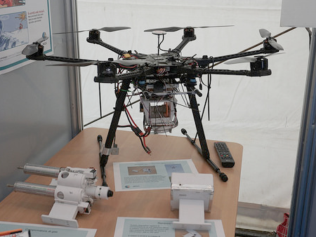 Il drone campionatore